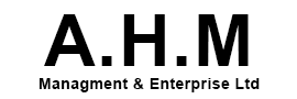 לוגו A.H.M MANAGEMENT & ENTERPRISE LTD